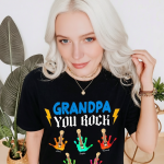 Grandpa You Rock Personalized Guitar Handprint Custom Shirt3.png