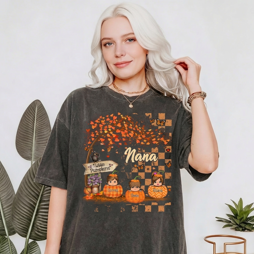 Nana Little Pumpkins Personalized Fall Shirt with Kids Names.jpeg Nana Little Pumpkins Personalized Fall Shirt with Kids Names.jpeg