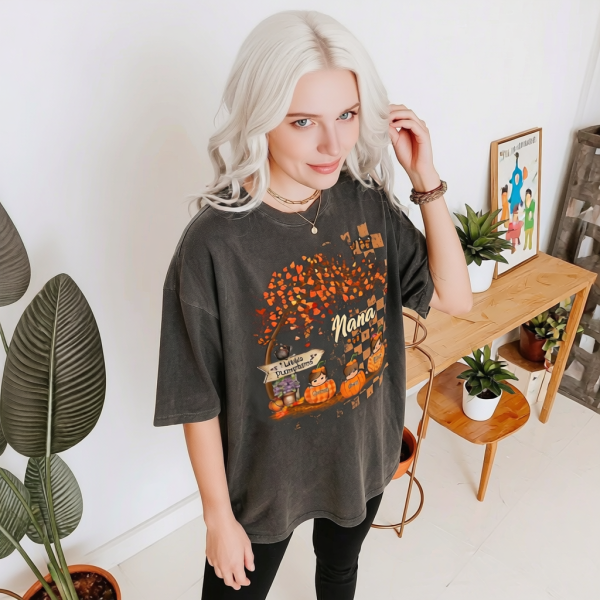 Nana Little Pumpkins Personalized Fall Shirt with Kids Names2.png