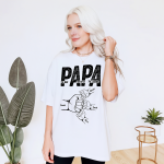Papa The Man The Myth The Legend Personalized Family Fist Bump T Shirt2.png
