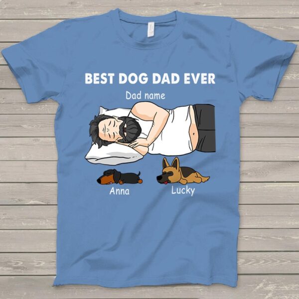 best dog dad ever personalized custom name t shirt for men 1.jpg